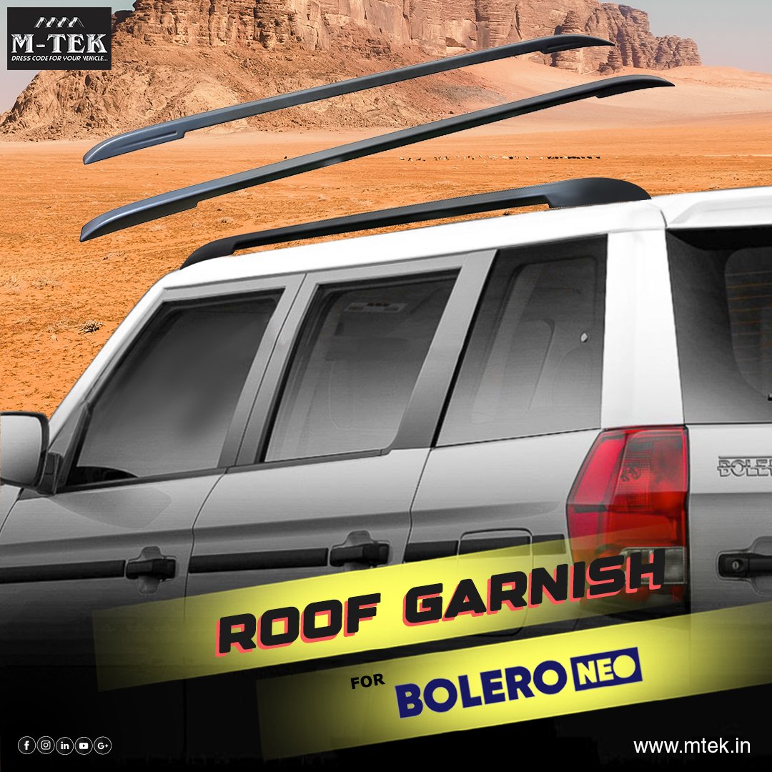 bolero neo (Roof Garnish) 2 Mahindra Bolero Neo Roof Garnish - Image 1